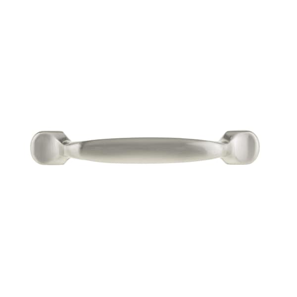 Richelieu 3 3/4 in (96 mm) Center-to-Center Brushed Nickel Traditional Drawer Pull - BP2377596195