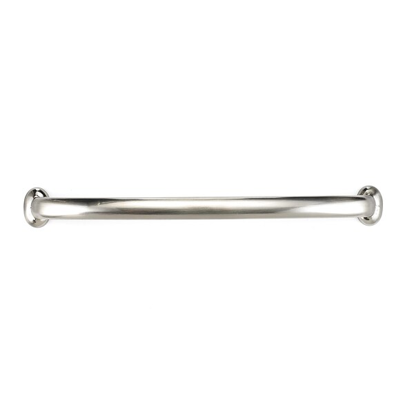 Richelieu 7 9/16 in (192 mm) Center-to-Center Brushed Nickel Traditional Drawer Pull - 51278192195