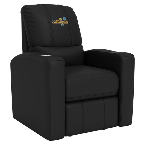 Dreamseat Stealth Recliner with Golden State Warriors 2017 Champions Logo - XZ52082CDSMHTBLK-PSNBA30083