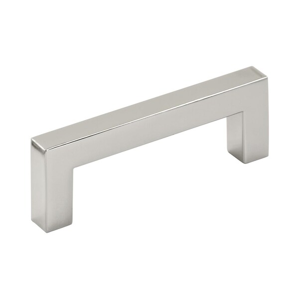 Amerock Monument 3 in 76 mm Center-to-Center Polished Nickel Cabinet Pull - BP36578PN