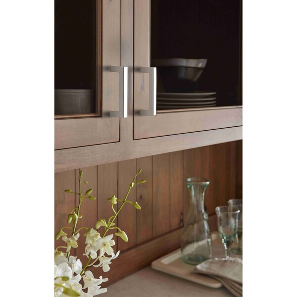 Amerock Monument 3 in 76 mm Center-to-Center Polished Nickel Cabinet Pull - BP36578PN