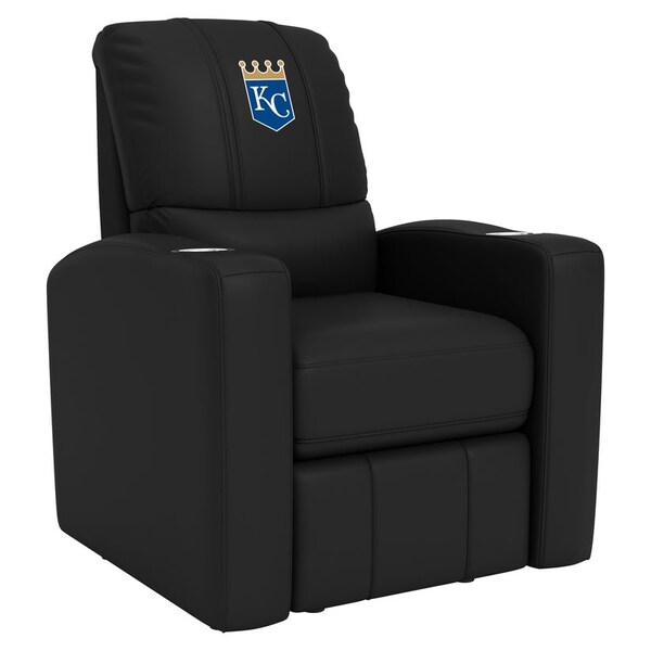 Dreamseat Stealth Recliner with Kansas City Royals Primary Logo - XZ52082CDSMHTBLK-PSMLB21023