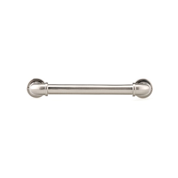 Richelieu 5 1/16 in (128 mm) Center-to-Center Brushed Nickel Eclectic Drawer Pull - BP2209128195