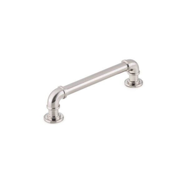 Richelieu 5 1/16 in (128 mm) Center-to-Center Brushed Nickel Eclectic Drawer Pull - BP2209128195