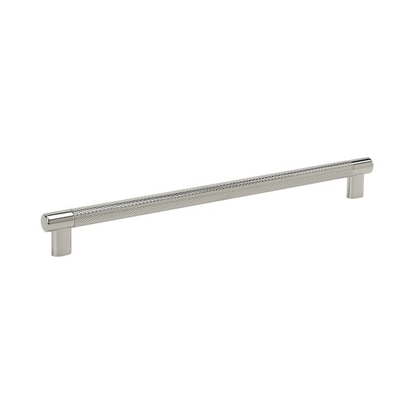 Amerock Bronx 12-5/8 in 320 mm Center-to-Center Polished Nickel Cabinet Pull - BP36561PN