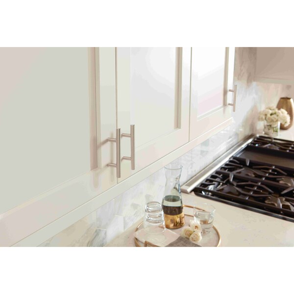 Amerock Bar Pulls 2-1/2 64 mm Center-to-Center Sterling Nickel Cabinet Pull, 10PK - 10BX1264G9