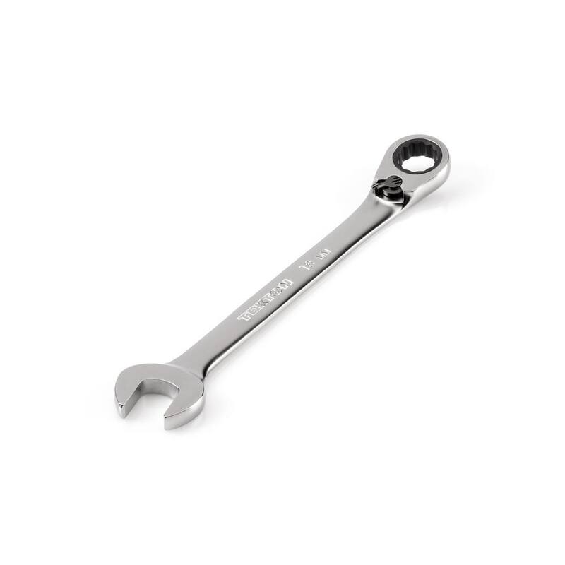 TEKTON 18 mm Reversible 12-Point Ratcheting Combination Wrench - WRC23418