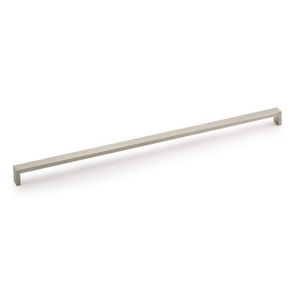 Richelieu 20-11/16 in. (526 mm) Center-to-Center Stainless Steel Contemporary Drawer Pull - BP7544526170