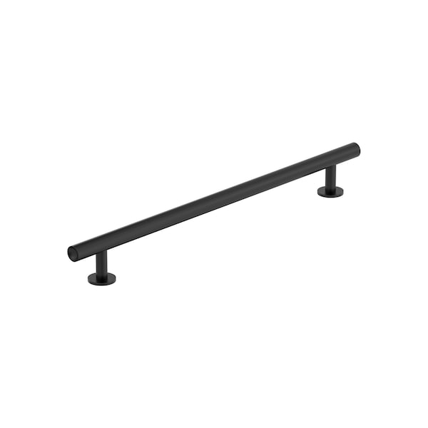 Amerock Radius 8-13/16 inch 224mm Center-to-Center Matte Black Cabinet Pull - BP36870FB