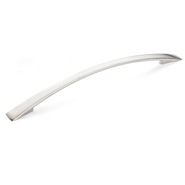 Richelieu 7-9/16 in. (192 mm) Center-to-Center Brushed Nickel Contemporary Drawer Pull - BP821192195