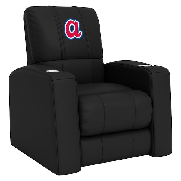 Dreamseat Relax Recliner with Atlanta Braves Cooperstown Primary Logo - XZ418301RHTCDBLK-PSCOOP0005