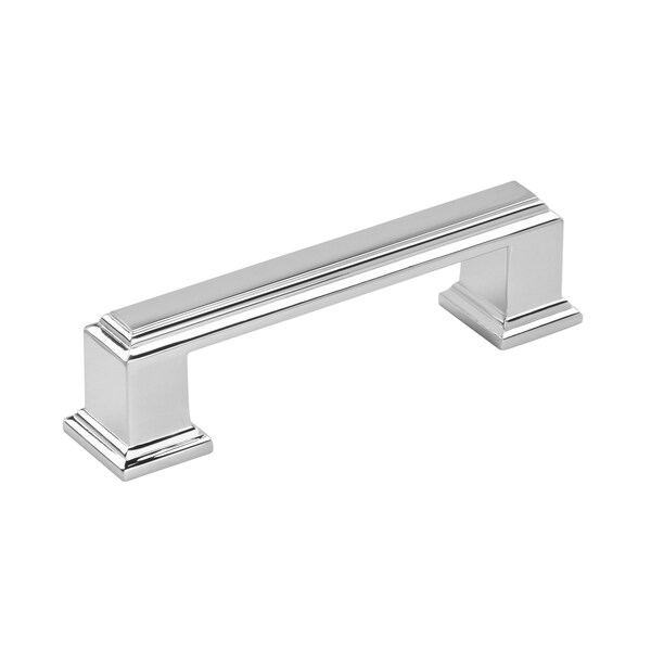 Amerock Appoint 3 in 76 mm Center-to-Center Polished Chrome Cabinet Pull - BP3676426