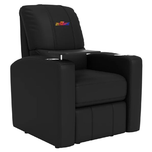 Dreamseat Stealth Power Plus Recliner with All Elite Wrestling Collision White Logo - XZ520823901CDSMHTUSBBLK-PSAEW0002