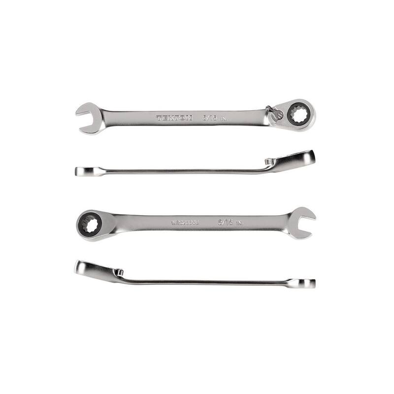 TEKTON 5/16 in. Reversible 12-Point Ratcheting Combination Wrench - WRC23308