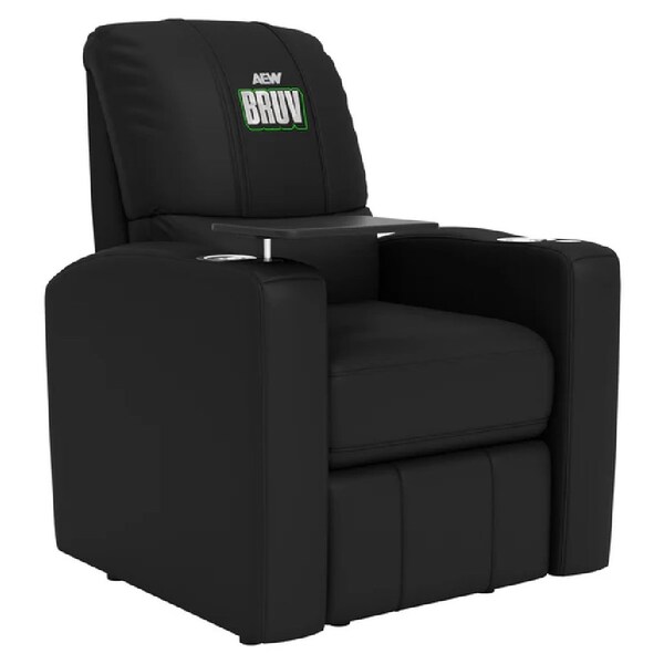 Dreamseat Stealth Power Plus Recliner with AEW Will Osprey Bruv Logo - XZ520823901CDSMHTUSBBLK-PSAEW0011
