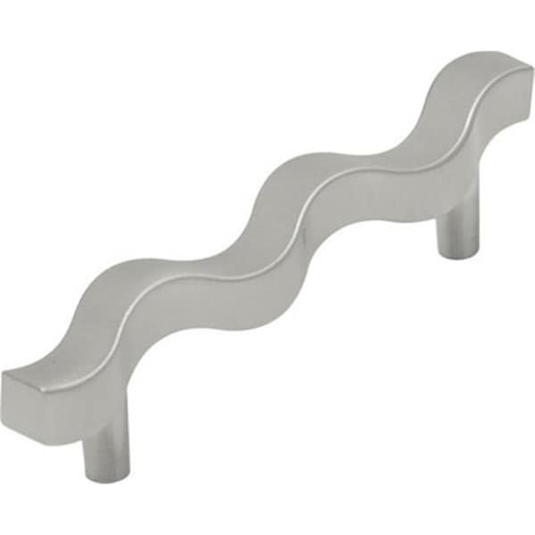 Hd Euro-Contemporary 96 mm.- Wavy Pull- Satin Nickel - BWP2161 SN