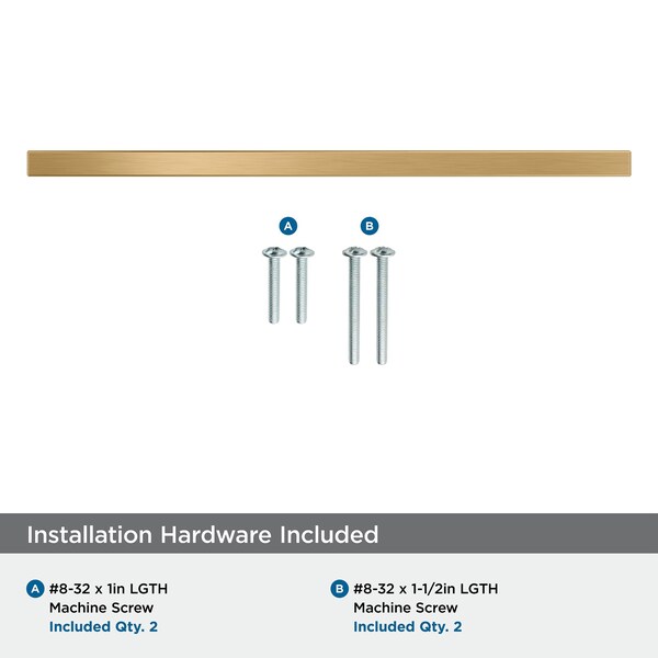 Amerock Cyprus 10-1/16 inch 256mm Center-to-Center Champagne Bronze Cabinet Pull - BP26210CZ