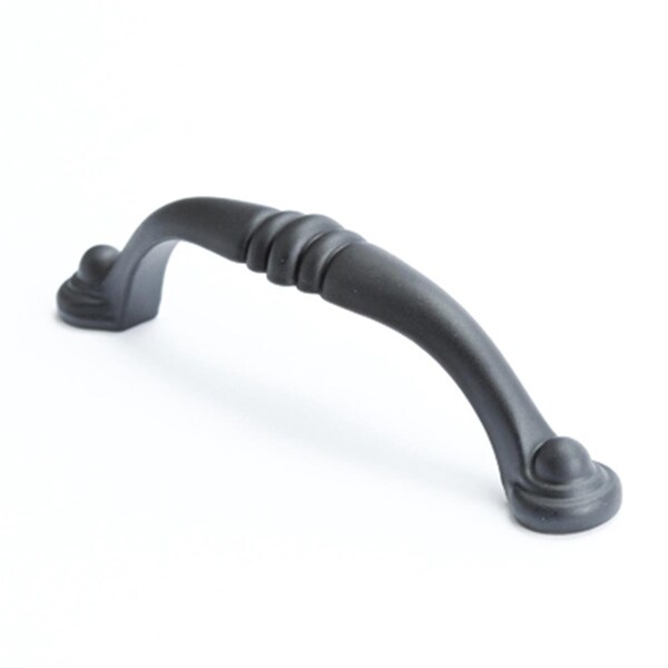Hd Berenson 96 mm. Center Pull Euro Traditions- Matte Black - BE2937 155