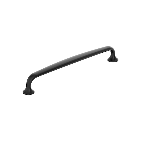 Amerock Renown 8-13/16 inch 224mm Center-to-Center Matte Black Cabinet Pull - BP36987FB