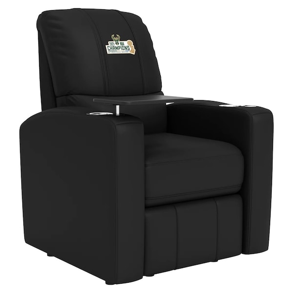 Dreamseat Stealth Power Recliner with Milwaukee Bucks 2021 Champions Logo - XZ520823901CDSMHTUSBBLK-PSNBA31053