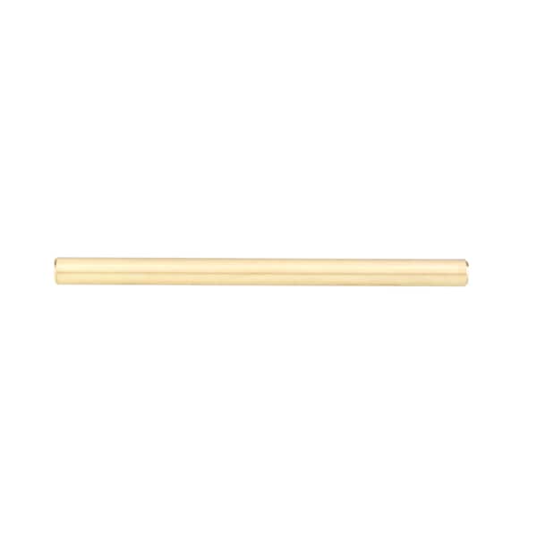 Richelieu 3 3/4 in (96 mm) Center-to-Center Satin Brass Contemporary Drawer Pull - BP30596160