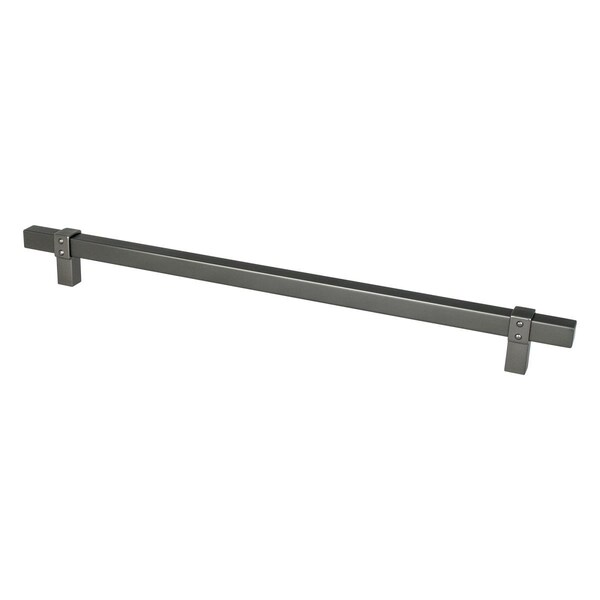 Escenario 12 in. Center to Center Rivet Rebel Cabinet Pull, Slate - ES3338797
