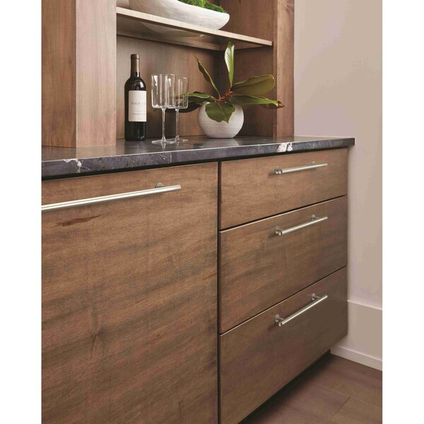 Amerock Radius 7-9/16 in 192 mm Center-to-Center Satin Nickel Cabinet Pull - BP36868G10