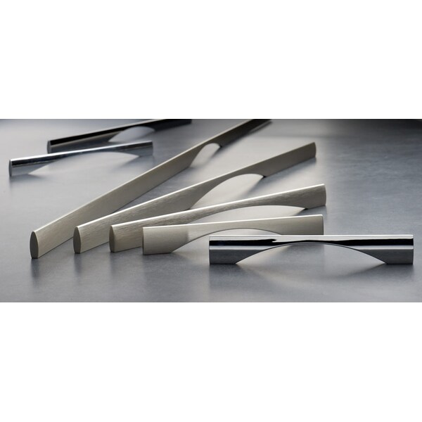 Richelieu 12 5/8 in (320 mm) Center-to-Center Chrome Contemporary Cabinet Pull - 5873350140