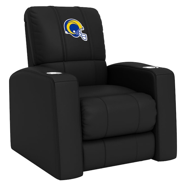 Dreamseat Home Theater Recliner with  Los Angeles Rams Helmet Logo - XZ418301RHTCDBLK-PSNFL20082