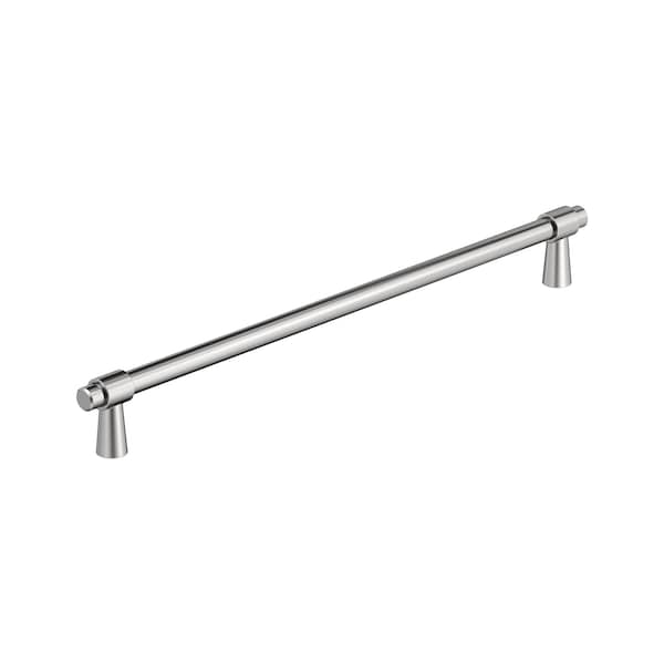 Amerock Destine 12-5/8 inch 320mm Center-to-Center Polished Chrome Cabinet Pull - BP3690326