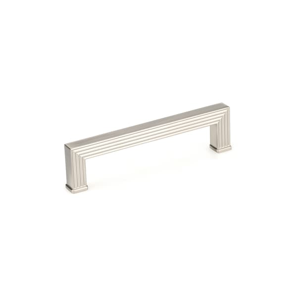 Richelieu 5-1/16 in. (128 mm) Center-to-Center Brushed Nickel Transitional Drawer Pull - BP8788128195