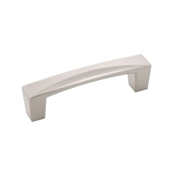 Belwith Products Belwith  3 in. Centre to Centre Crest Cabinet Pull, Satin Nickel - BWH076129 SN