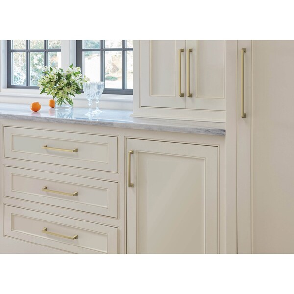 Amerock Mulholland 10-1/16 inch 256mm Center-to-Center Golden Champagne Cabinet Pull - BP53536BBZ
