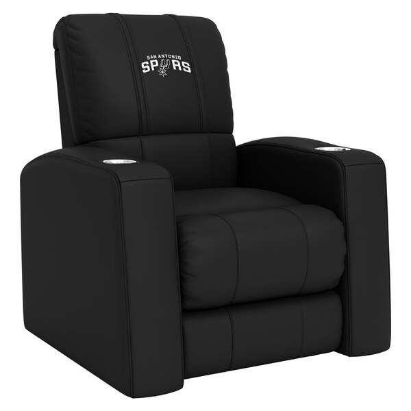 Dreamseat Home Theater Recliner with San Antonio Spurs Logo - XZ418301RHTCDBLK-PSNBA32050
