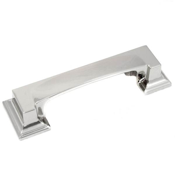 Mng 3"/96mm Cup Pull, Park Avenue, Polished Nickel - 17514