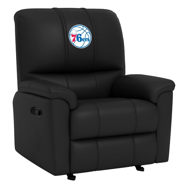 Dreamseat Rocker Recliner with Philadelphia 76ers Primary - XZ52031CDRRBLK-PSNBA32011