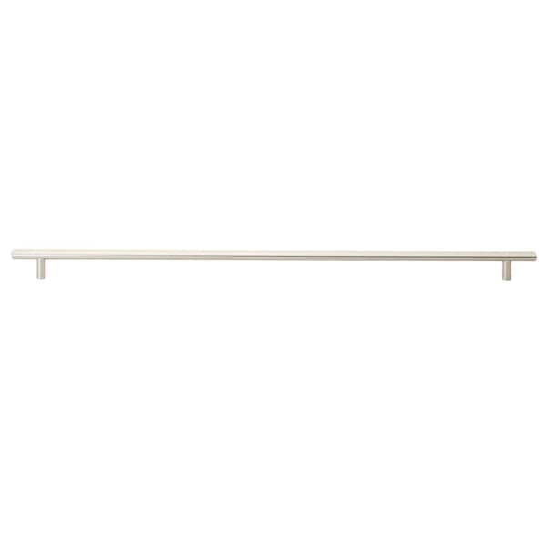 Gliderite Hardware 19 in. Center to Center Satin Nickel Solid Steel Bar Pull - 5022-483-SS - 5022-483-SS-1