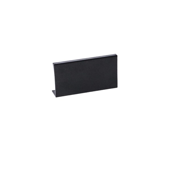 Pride Industrial 3in Aluminum Tab Cabinet Pull with 1-4/5in Center to Center Matte Black Finish - P1803BK