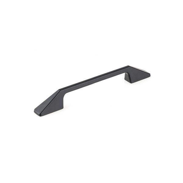 Richelieu 6 5/16 in (160 mm) Center-to-Center Matte Black Contemporary Cabinet Pull - BP7238160900