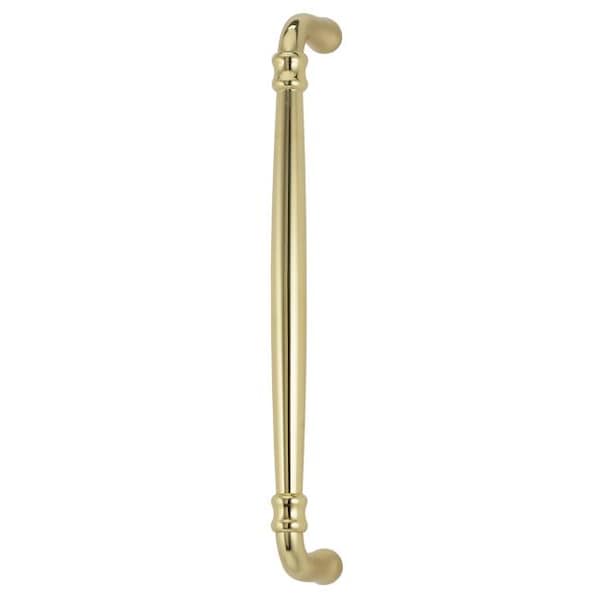 Omnia Traditional Cabinet Pull Bright Brass 12" Center to Center - 9040/305.3