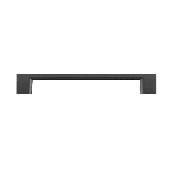 Richelieu 6 5/16 in (160 mm) Center-to-Center Matte Black Contemporary Cabinet Pull - BP8160160900