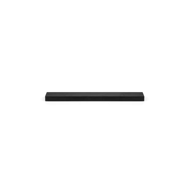 Richelieu 5 1/16 in (128 mm) Center-to-Center Brushed Black Contemporary Drawer Pull - BP13101128990