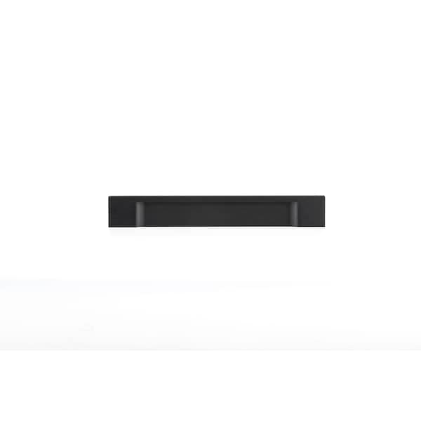 Richelieu 5 1/16 in (128 mm) Center-to-Center Brushed Black Contemporary Drawer Pull - BP13101128990