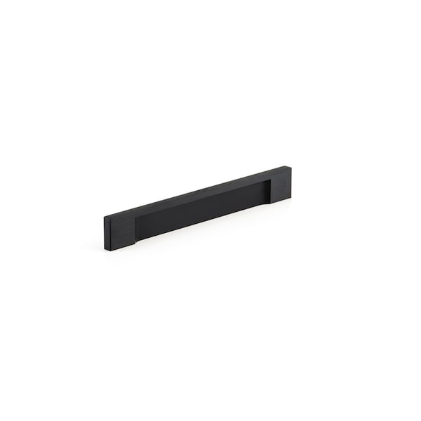Richelieu 5 1/16 in (128 mm) Center-to-Center Brushed Black Contemporary Drawer Pull - BP13101128990