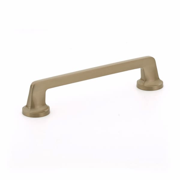 Schaub 6in Center to Center Northport Flat Cabinet Pull Brushed Bronze Finish - 202-BBZ