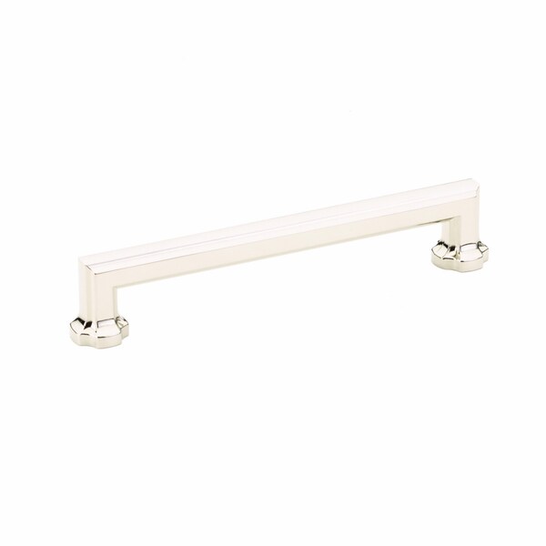 Schaub 6in Center to Center Empire Cabinet Pull Polished Nickel Finish - 885-PN