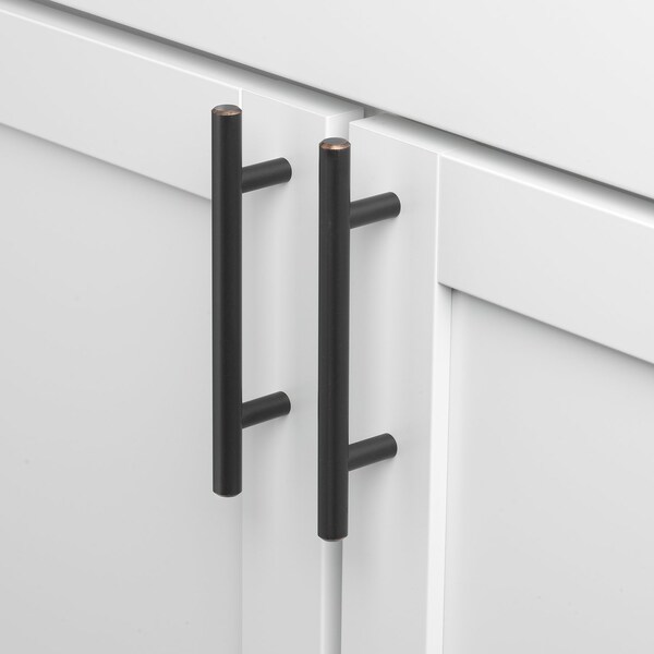 Gliderite Hardware 2-1/2 in. Center to Center Oil Rubbed Bronze Solid Steel Bar Pull - 5007-64-ORB, 10PK - 5007-64-ORB-10