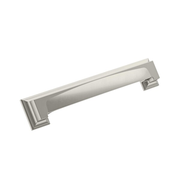 Amerock Appoint 5-1/16 in & 6-5/16 in 128 mm & 160 mm Center-to-Center Satin Nickel Cabinet Cup Pull - BP36763G10