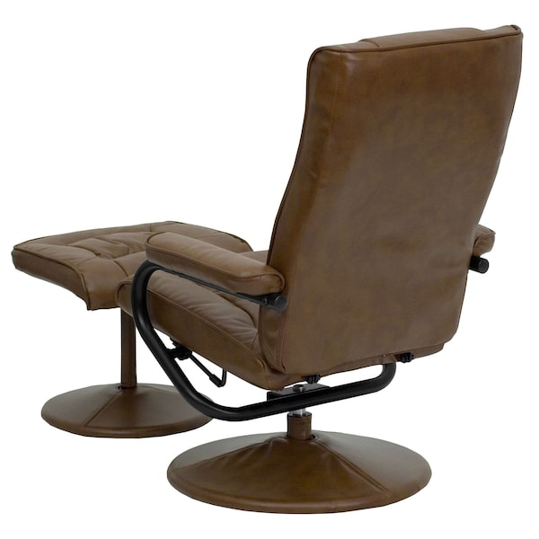 Flash Furniture Palimino LeatherSoft Recliner & Ottoman - BT-7862-PALIMINO-GG