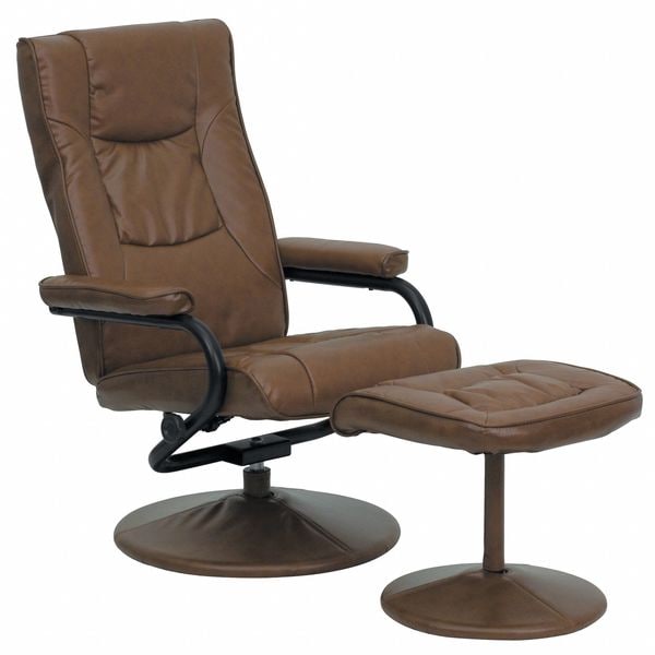 Flash Furniture Palimino LeatherSoft Recliner & Ottoman - BT-7862-PALIMINO-GG